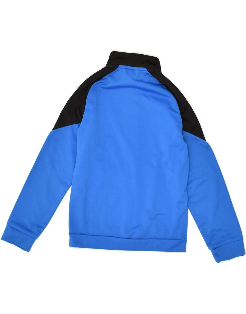 PUMA Boys Graphic Tracksuit Top Jacket 7-8 Years Blue Colourblock | Vintage Puma | Thrift | Second-Hand Puma | Used Clothing | Messina Hembry 