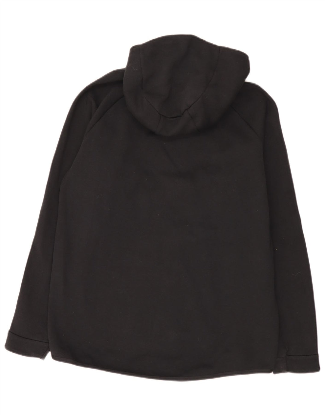 Nike Mens Zip Hoodie Sweater Large Black Cotton