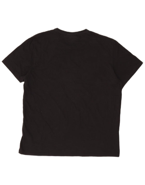 Calvin Klein Jeans Mens T-Shirt Top Large Black Cotton