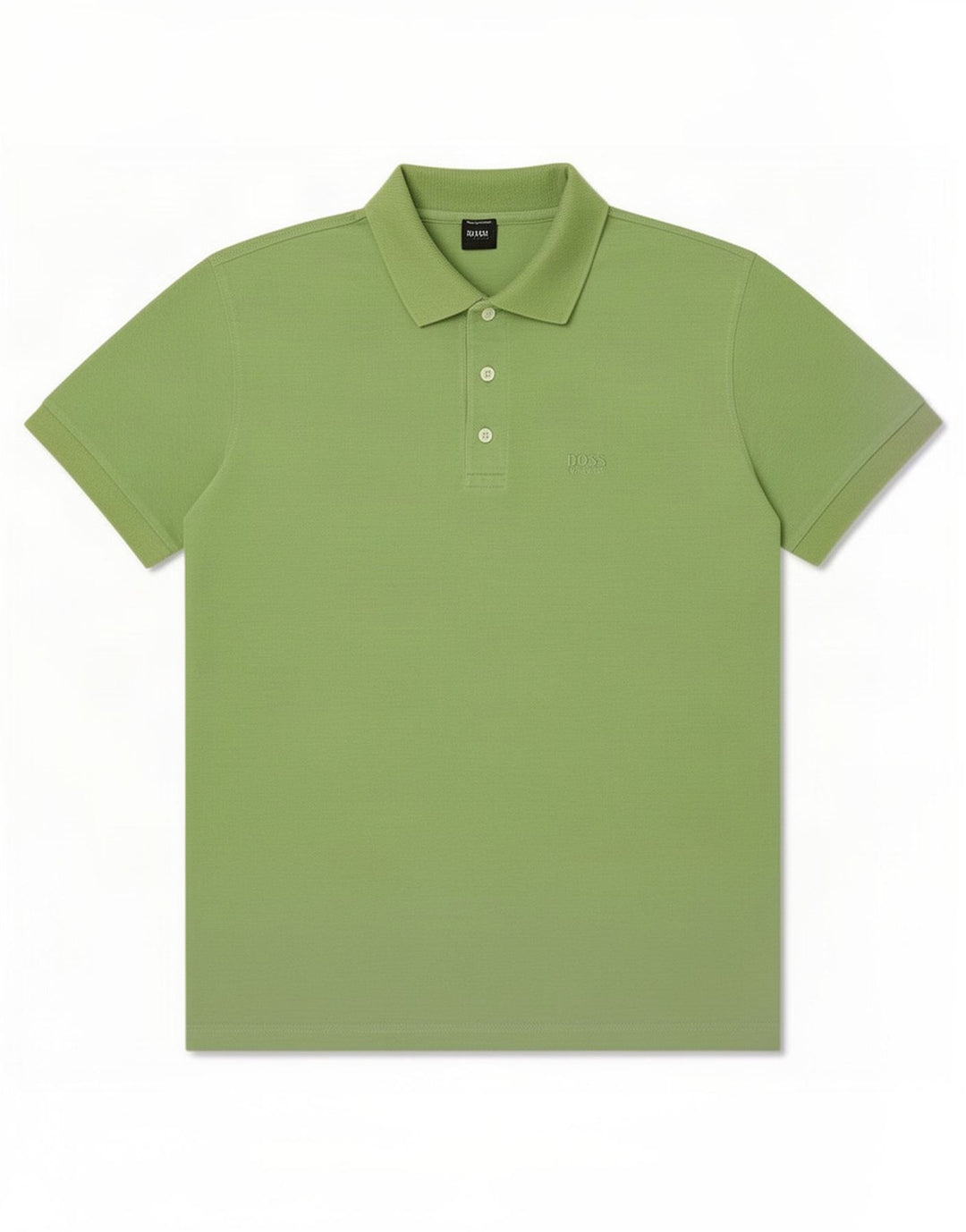 Hugo Boss Mens Polo Shirt Medium Green Cotton
