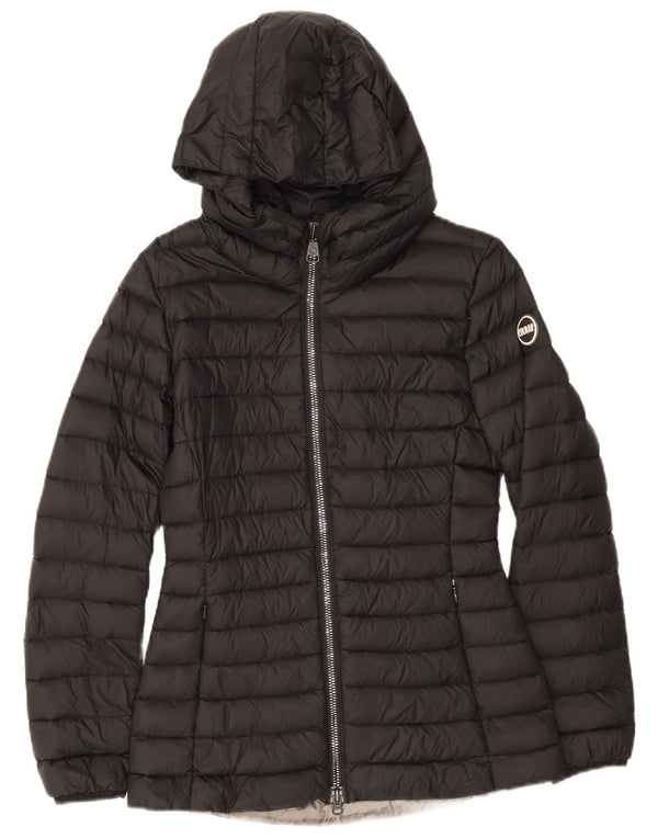 Colmar Womens Hooded Padded Jacket EU 40 Large Black Polyamide