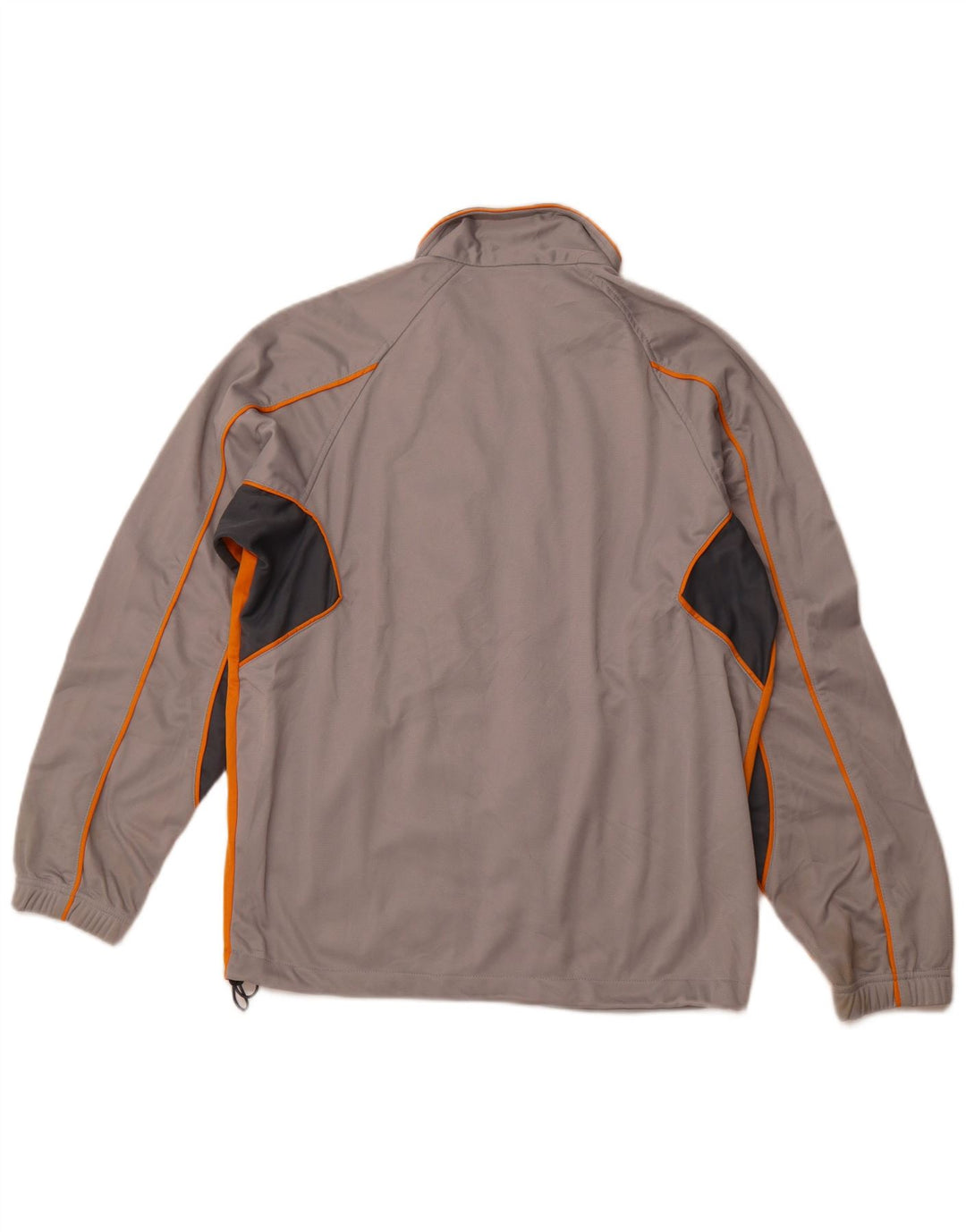 BRUGI Mens Tracksuit Top Jacket Medium Grey Colourblock Polyester