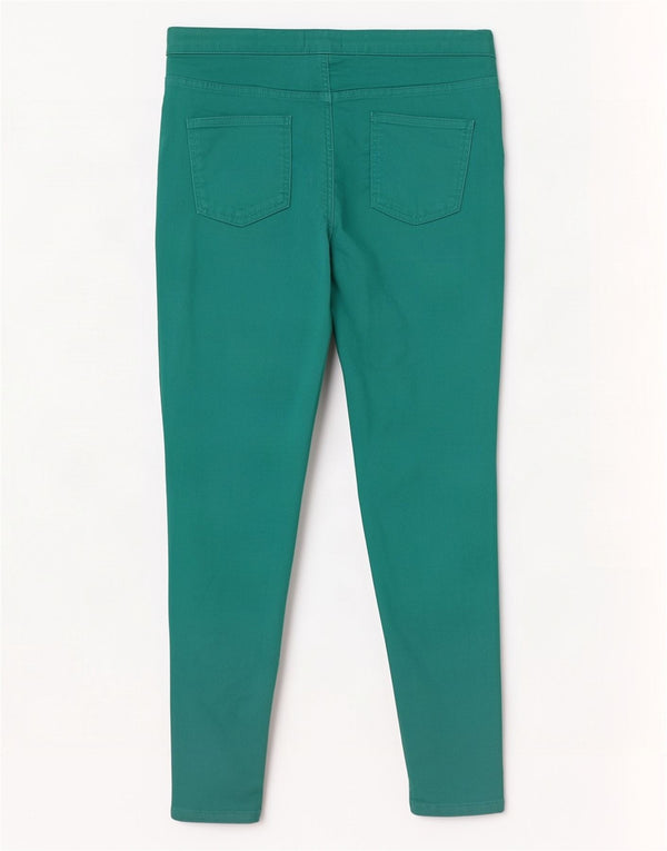 Marks & Spencer Womens Jegging Jeans UK 16 Large W34 L27 Green Cotton