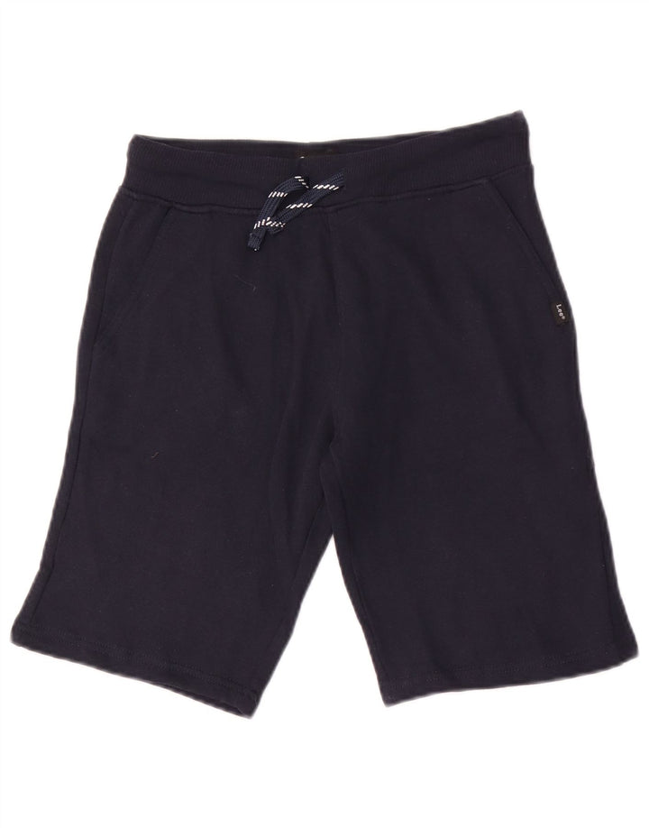Lee Boys Sport Shorts 14-15 Years Large Navy Blue Cotton
