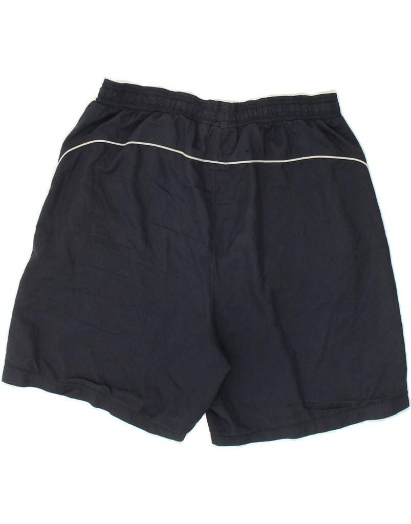 ADIDAS Mens Sport Shorts Medium Navy Blue Polyester | Vintage Adidas | Thrift | Second-Hand Adidas | Used Clothing | Messina Hembry 