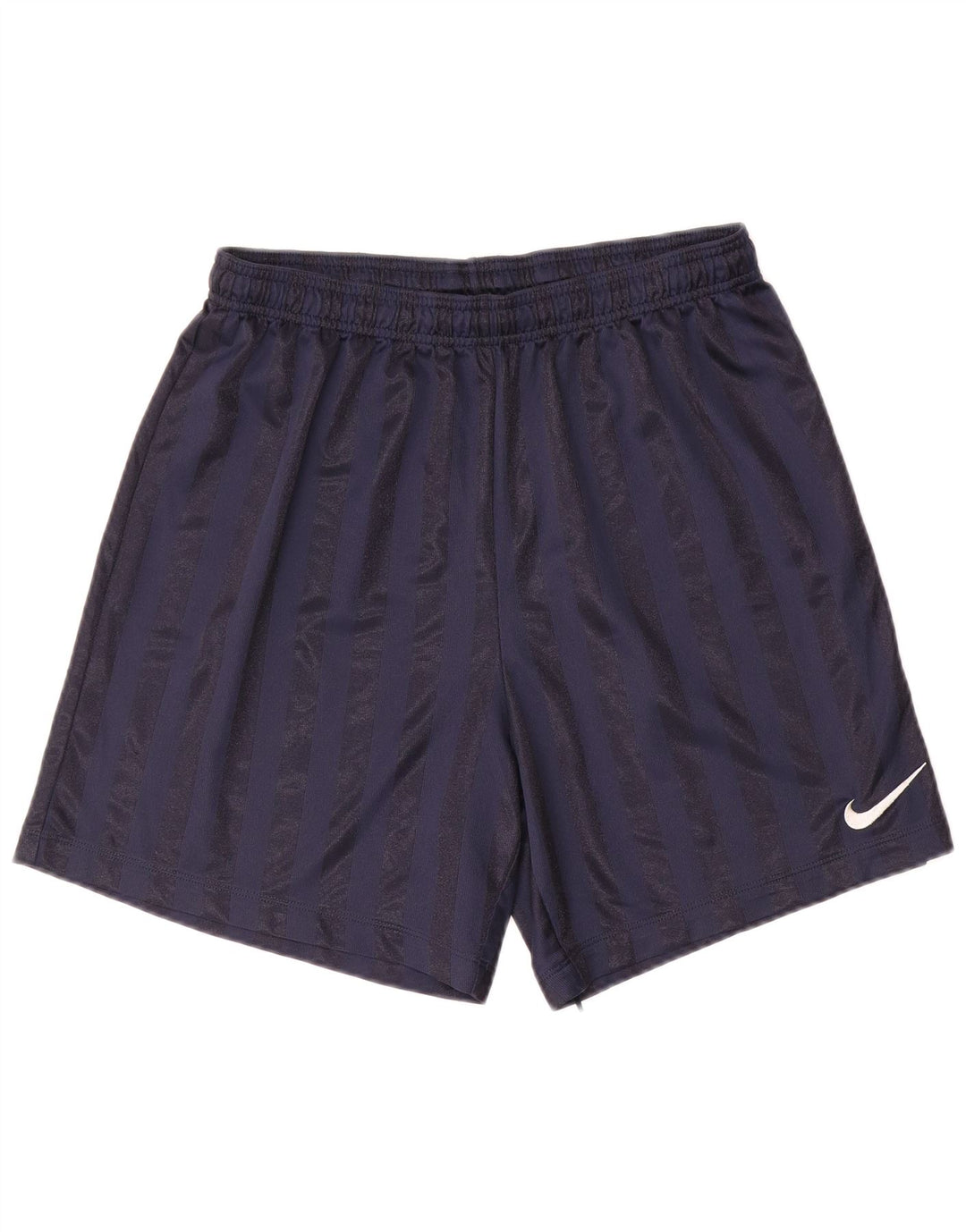 Nike Mens Sport Shorts Large Navy Blue Striped