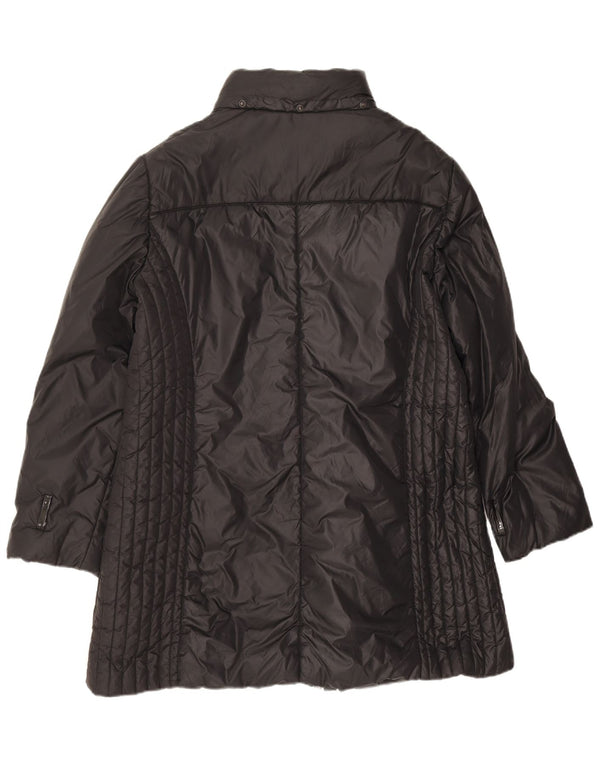 Fiorella Rubino Womens Padded Coat UK 20 2XL Black Polyamide