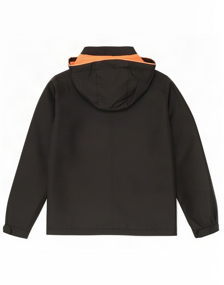 MC Kinley Girls Hooded Rain Jacket 13-14 Years Black Polyester