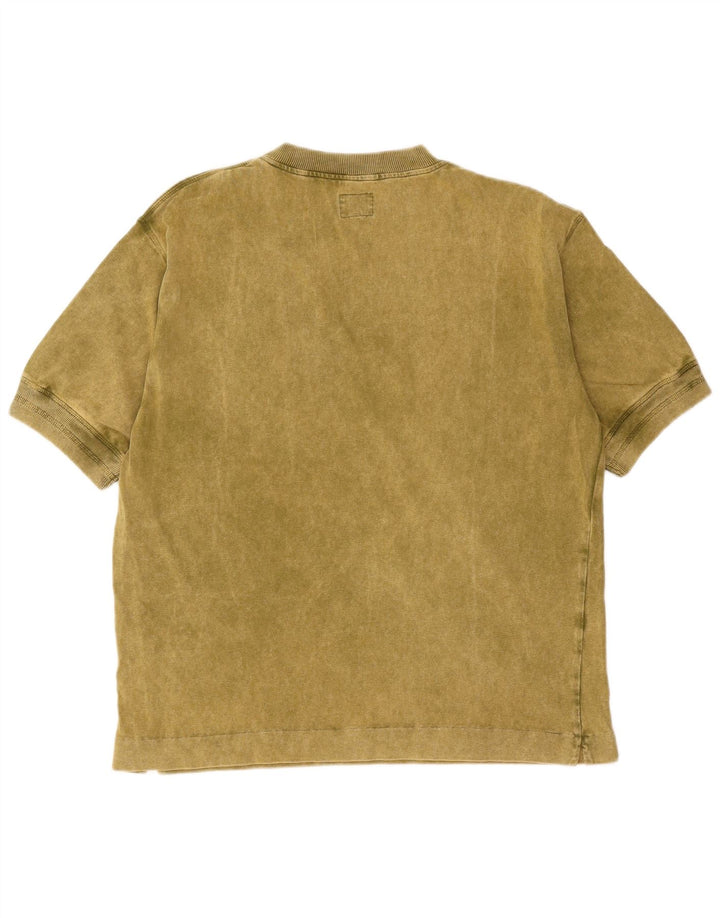 Benetton Mens T-Shirt Top Large Green