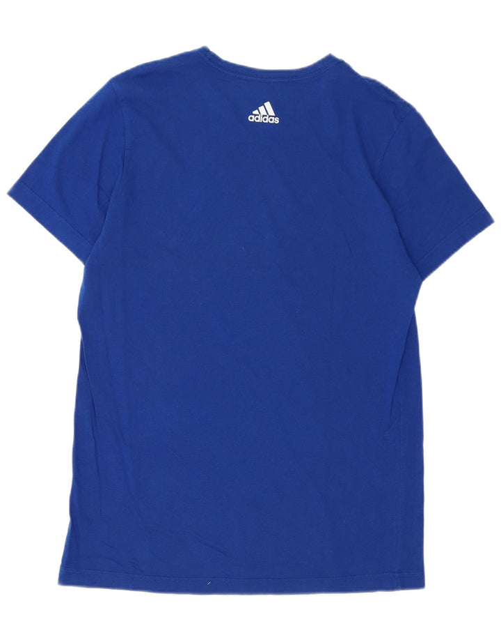 Adidas Mens Graphic T-Shirt Top Medium Blue