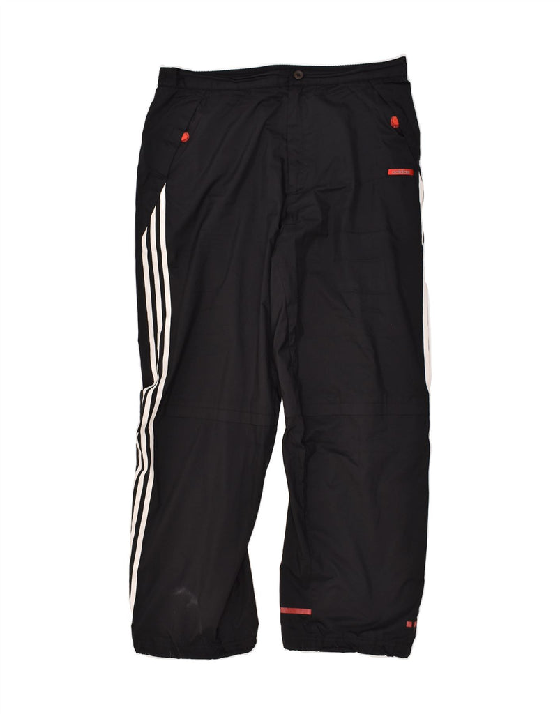 ADIDAS Mens Tracksuit Trousers XL Black Polyester | Vintage Adidas | Thrift | Second-Hand Adidas | Used Clothing | Messina Hembry 