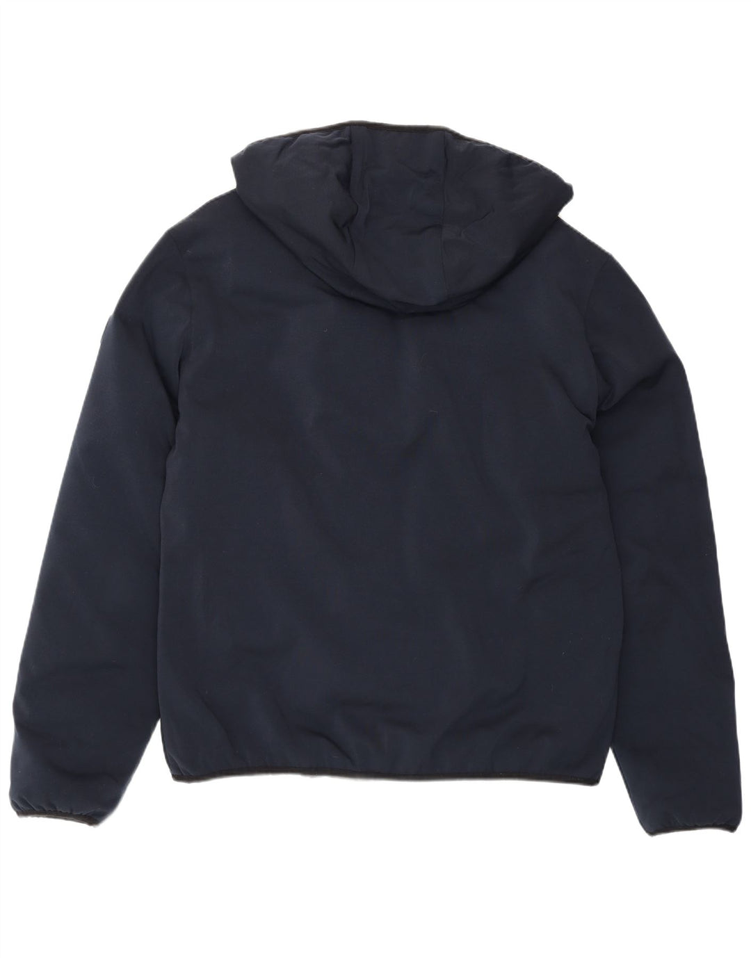 Ciesse Piumini Mens Hooded Padded Jacket UK 44 2XL Navy Blue Polyester
