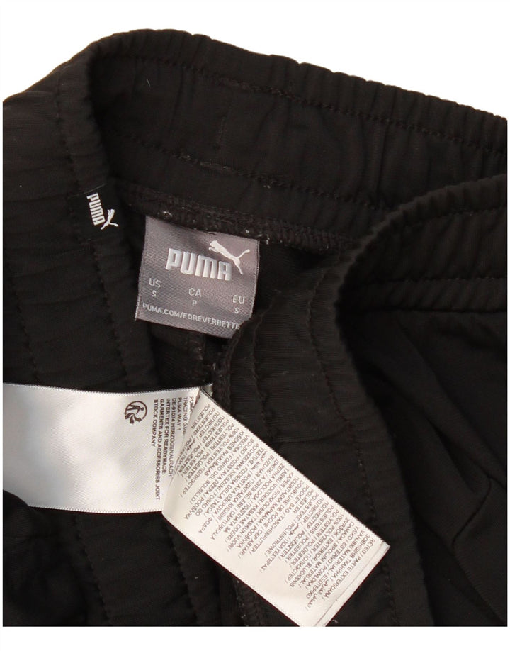 PUMA Mens Tracksuit Trousers Joggers Small  Black Polyester