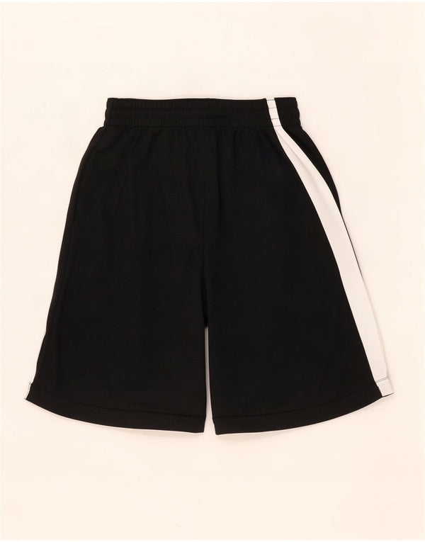 Nike Mens Dri Fit Graphic Sport Shorts Small Black Polyester