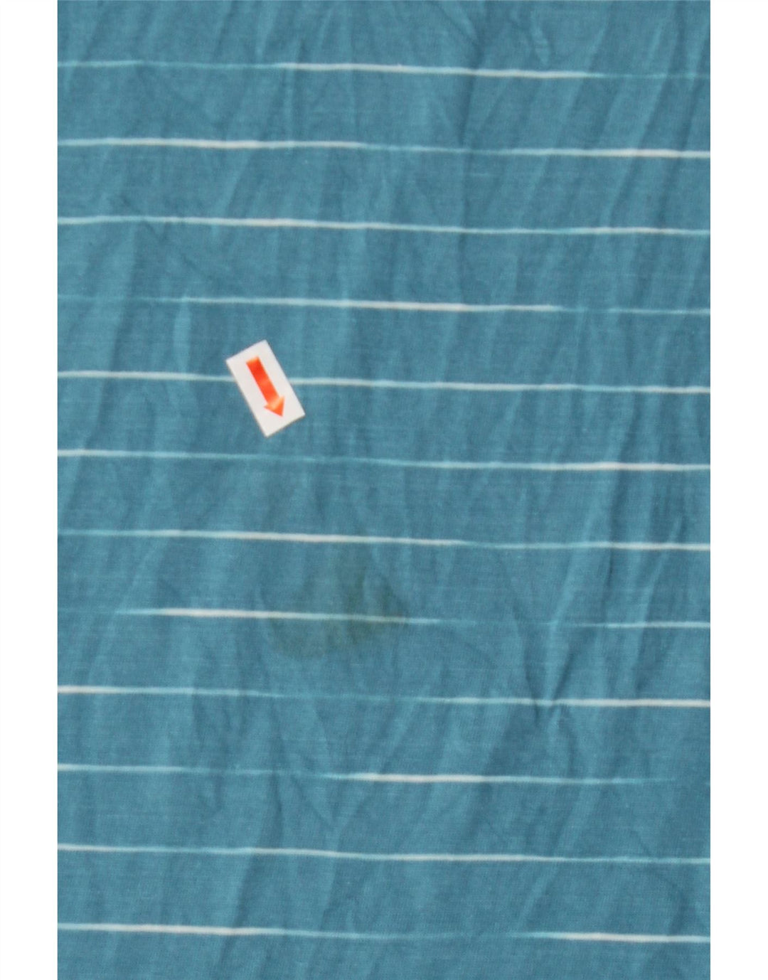 WEIRD FISH Mens T-Shirt Top XL Blue Striped Cotton