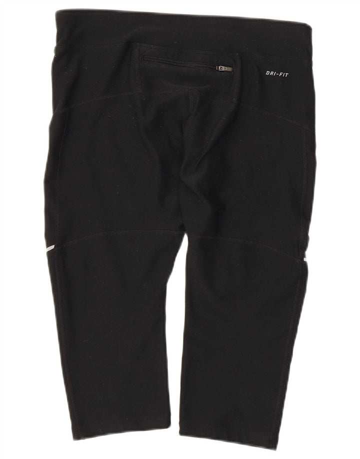 Nike Womens Capri Leggings UK 14 Medium Black Sports