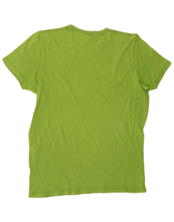 Hollister Mens Graphic T-Shirt Top XL Green