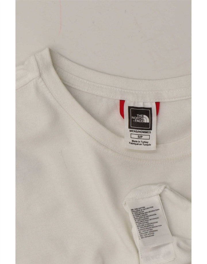 The North Face Mens Graphic T-Shirt Top Small White Cotton