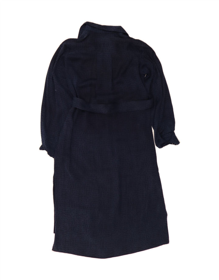 TED BAKER Womens Oversized Maxi Dress Size 1 XS Navy Blue Spotted Vintage Ted Baker and Second-Hand Ted Baker from Messina Hembry 