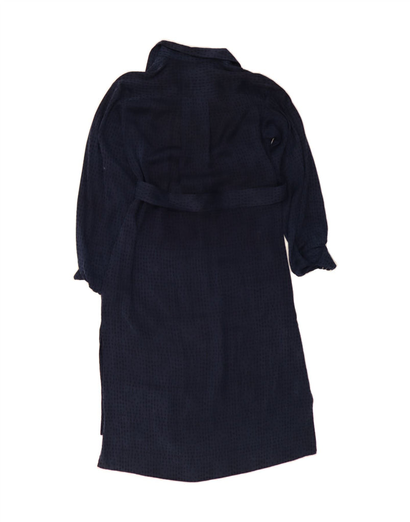 TED BAKER Womens Oversized Maxi Dress Size 1 XS Navy Blue Spotted Vintage Ted Baker and Second-Hand Ted Baker from Messina Hembry 