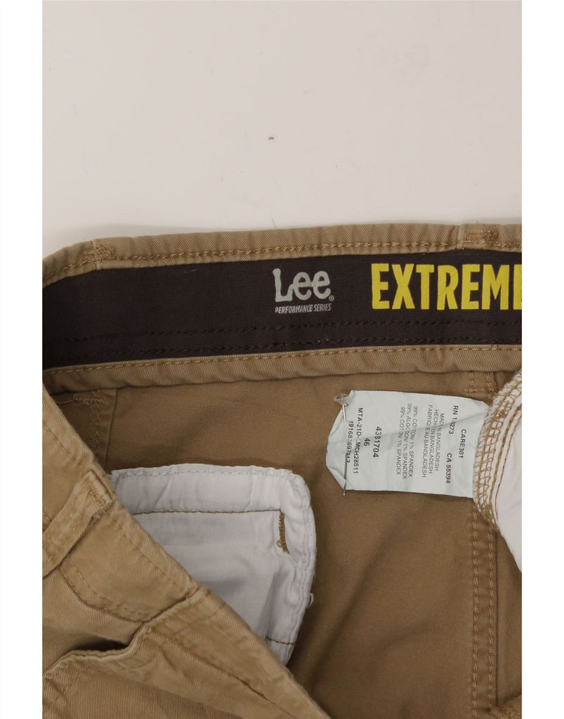 LEE Mens Cargo Shorts W46 3XL Beige Cotton Vintage Lee and Second-Hand Lee from Messina Hembry 