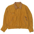 Ciao Mens Bomber Jacket IT 50 Large Yellow Cotton Classic