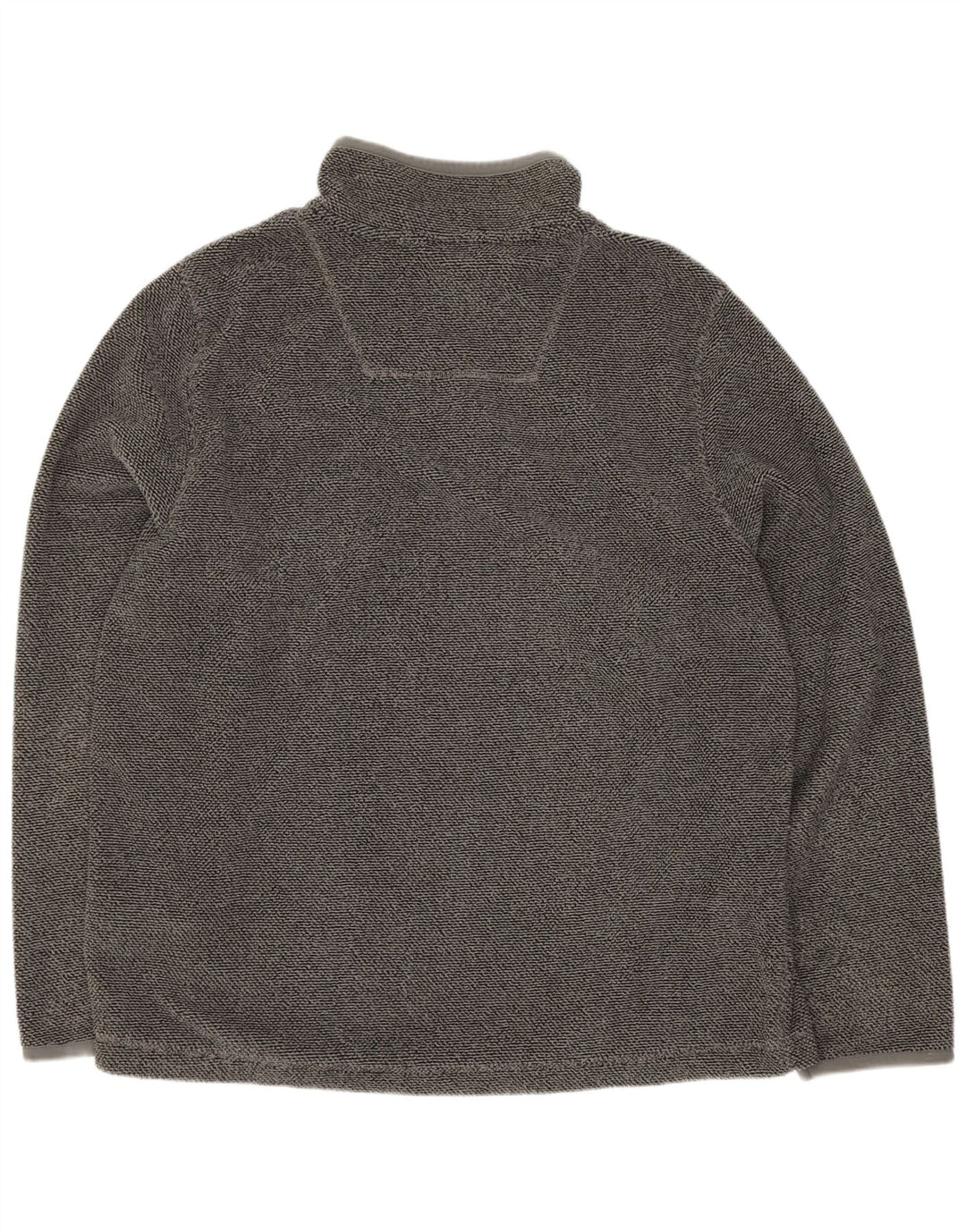 Weird Fish Mens Zip Neck Sweatshirt Jumper XL Grey Polyester