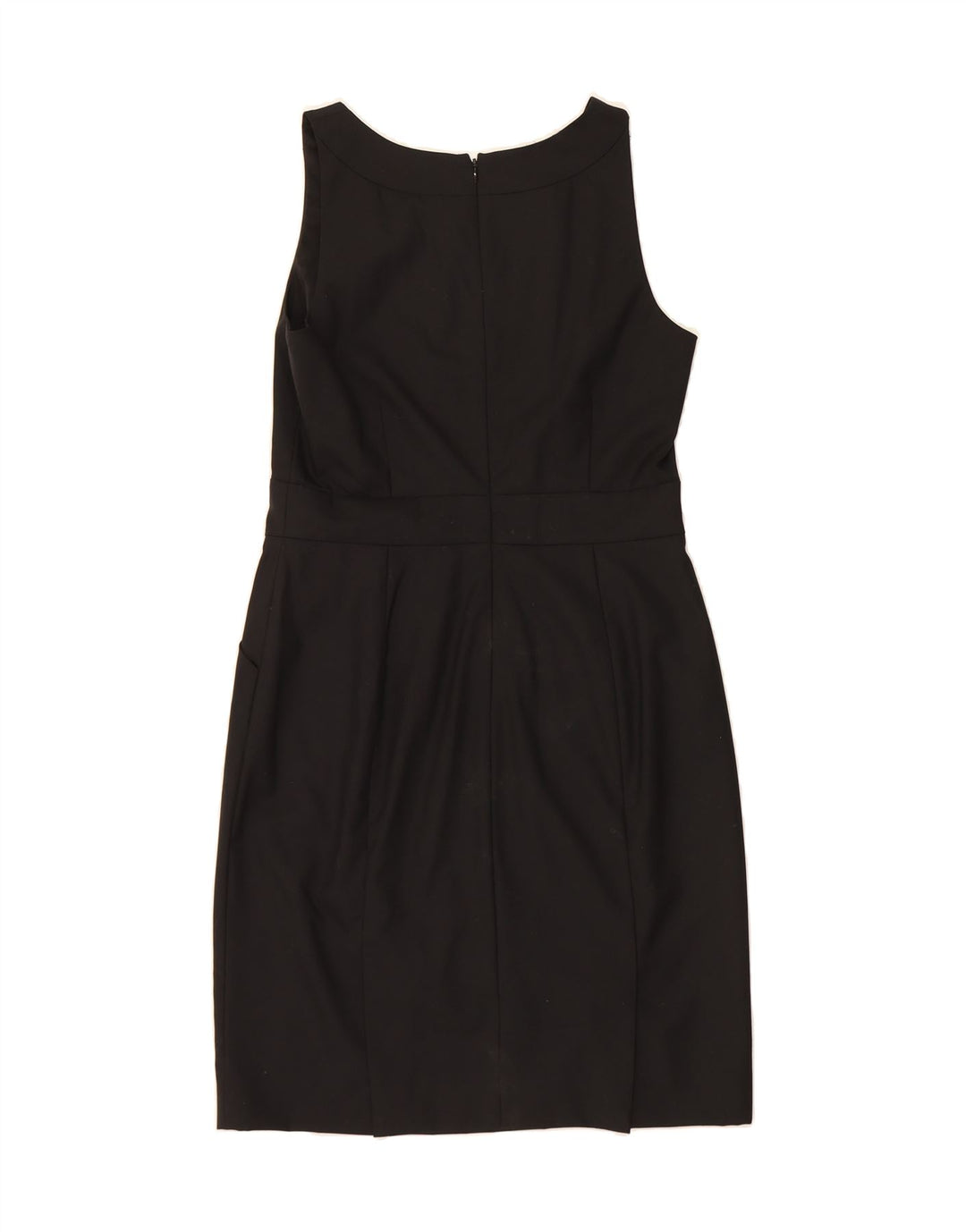 J. CREW Womens Sleeveless Sheath Dress UK 10 Small Black Wool Vintage J. Crew and Second-Hand J. Crew from Messina Hembry 
