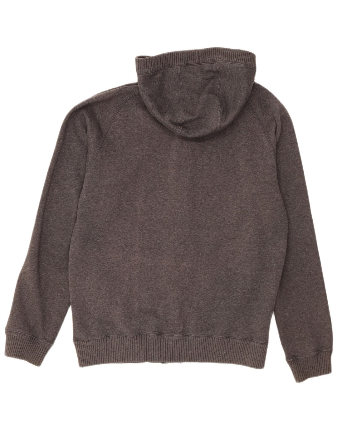 Adidas Mens Hooded Tracksuit Top Jacket Medium Grey Cotton