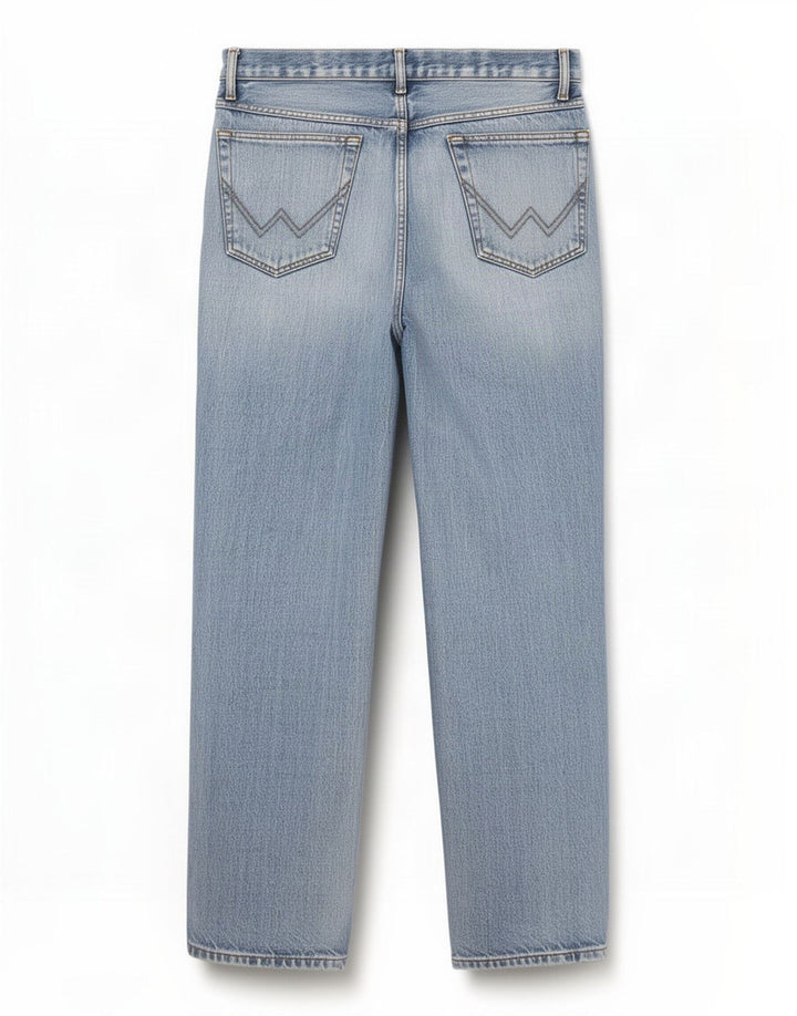 Wrangler Womens Texas Straight Jeans W34 L32 Blue Cotton