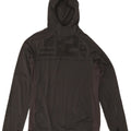 Reebok Mens Hooded Graphic Top Long Sleeve Large Black Polyester
