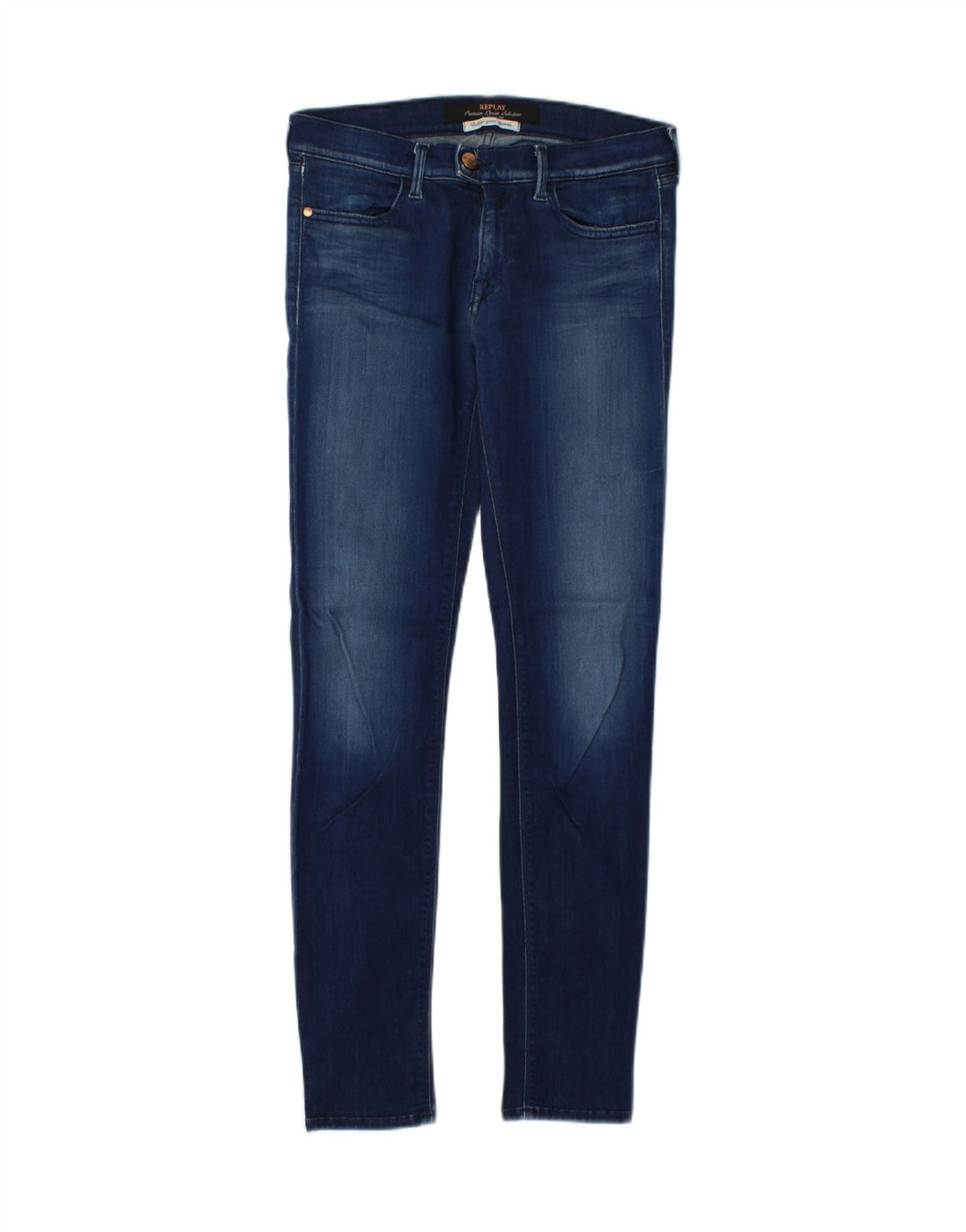 REPLAY Womens Skinny Jeans W28 L28 Blue Vintage Replay and Second-Hand Replay from Messina Hembry 