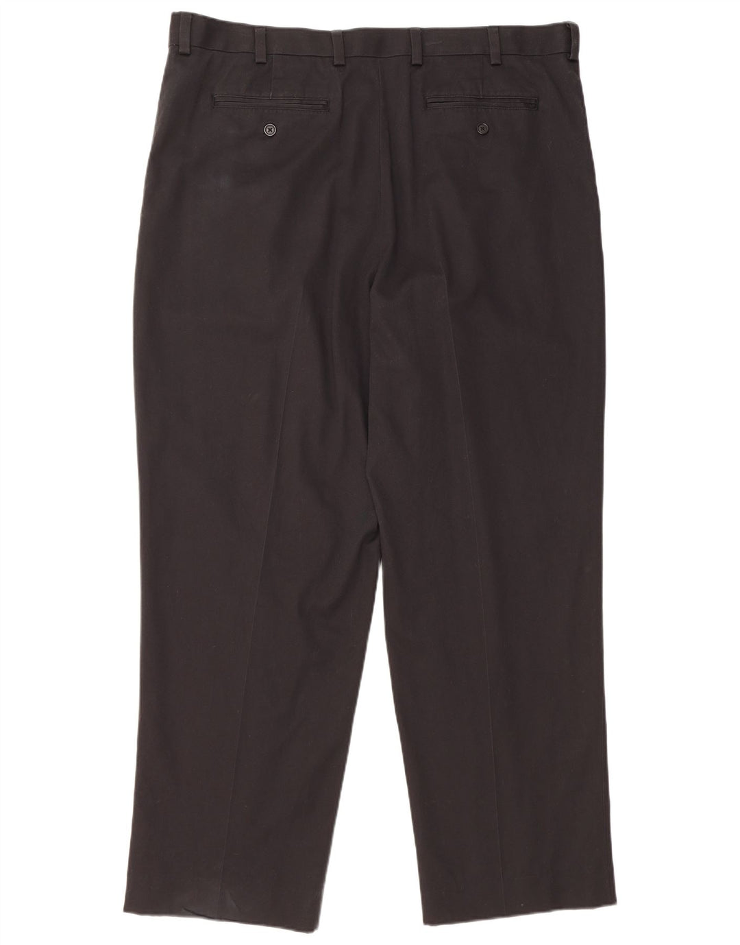 L.L.BEAN Mens Pegged Chino Trousers W40 L31 Black Cotton
