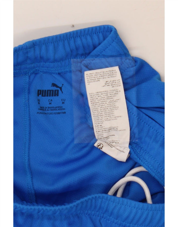 PUMA Mens Sport Shorts Medium Blue Polyester Vintage Puma and Second-Hand Puma from Messina Hembry 