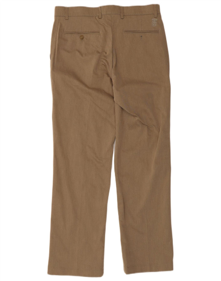 Armata Di Mare Mens Straight Suit Trousers IT 46 Medium W32 L30 Beige