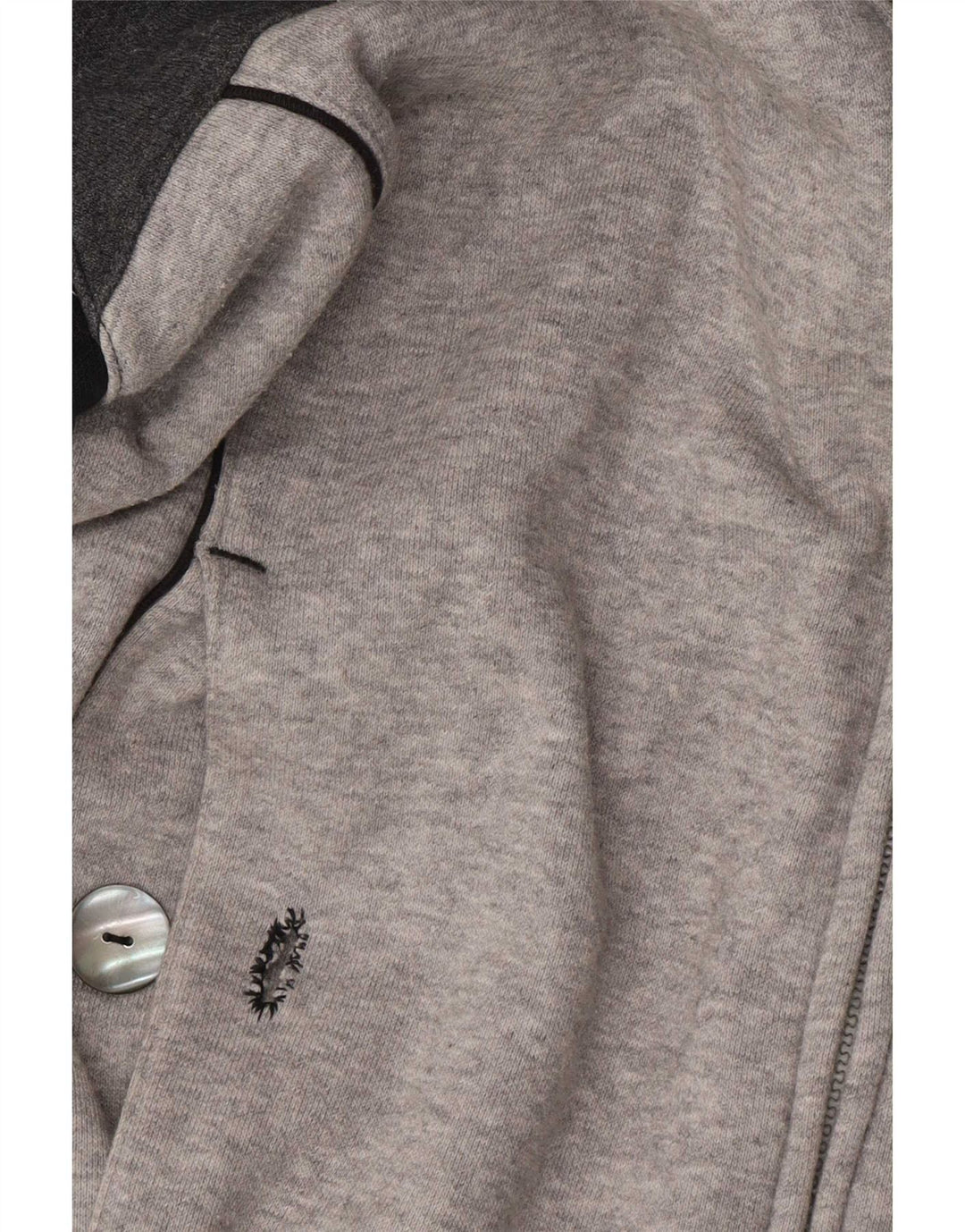 Champion Mens Zip Hoodie Sweater Small Grey Colourblock