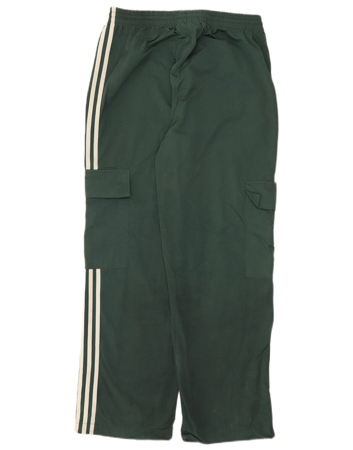Adidas Mens Cargo Tracksuit Trousers Medium Green Polyamide