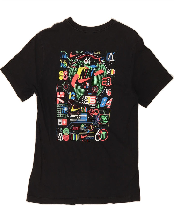 NIKE Mens Graphic T-Shirt Top Medium Black Cotton Vintage Nike and Second-Hand Nike from Messina Hembry 