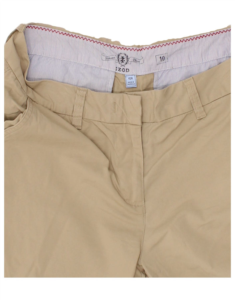 IZOD Womens Bermuda Shorts US 10 Large W32  Beige Cotton Vintage Izod and Second-Hand Izod from Messina Hembry 