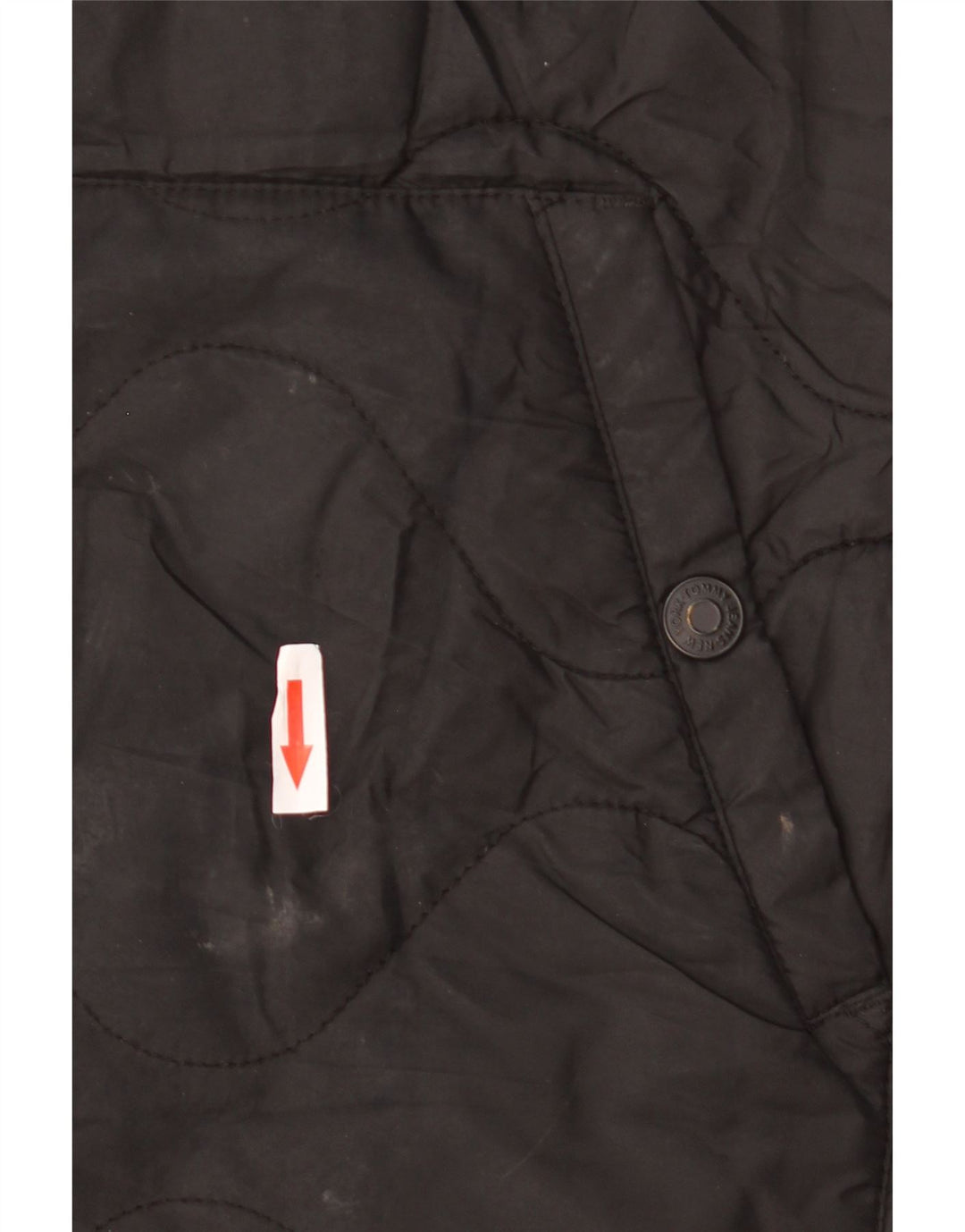 Tommy Hilfiger Womens Oversized Padded Coat UK 10 Small Black Polyester