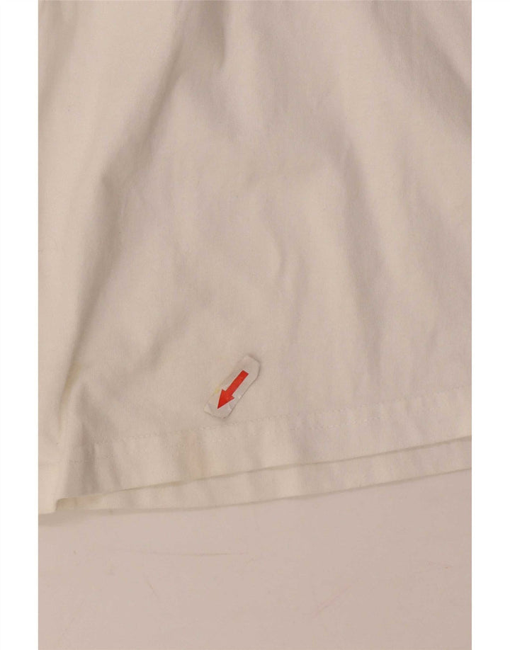 Hard Rock Cafe Mens Budapest Graphic T-Shirt Top Small White Cotton