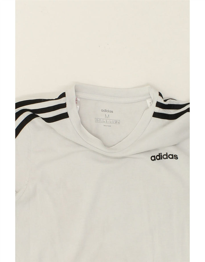 ADIDAS Boys T-Shirt Top 11-12 Years Medium  White Cotton Vintage Adidas and Second-Hand Adidas from Messina Hembry 