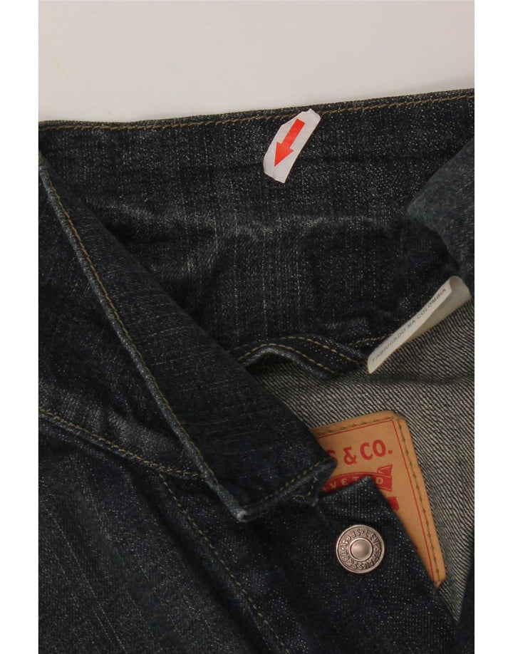 Levi's Mens Denim Jacket UK 40 Large Navy Blue Cotton