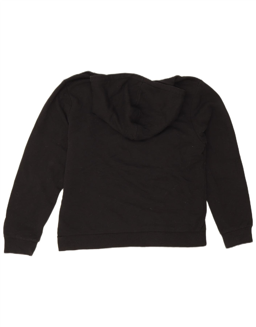Jack & Jones Mens Hoodie Jumper Large Black Polyester