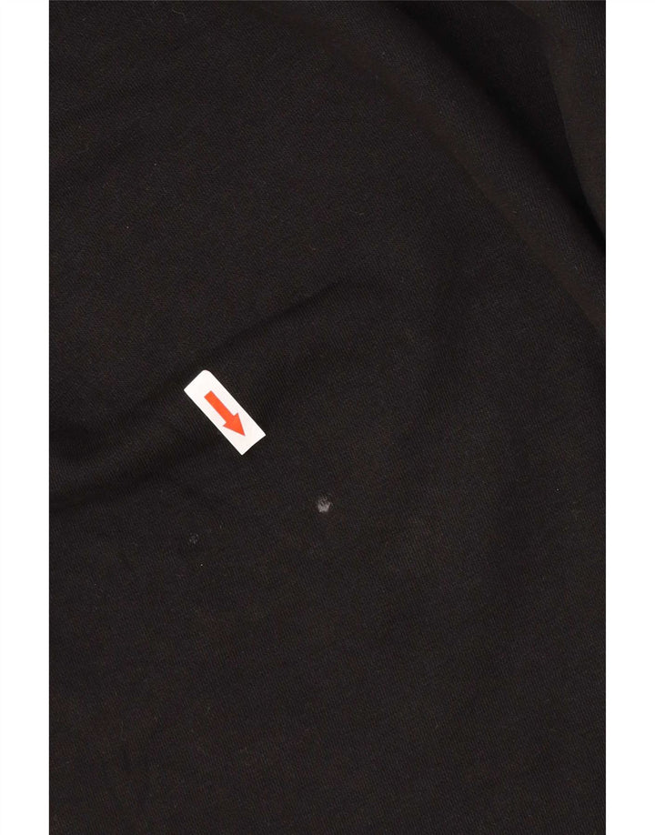 Ellesse Mens Graphic Sweatshirt Jumper Small Black Cotton