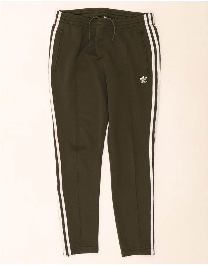 Adidas Womens Tracksuit Trousers UK 14 Large Green