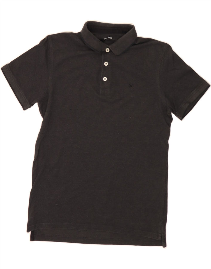JACK & JONES Mens Polo Shirt Large Black Cotton Vintage Jack & Jones and Second-Hand Jack & Jones from Messina Hembry 