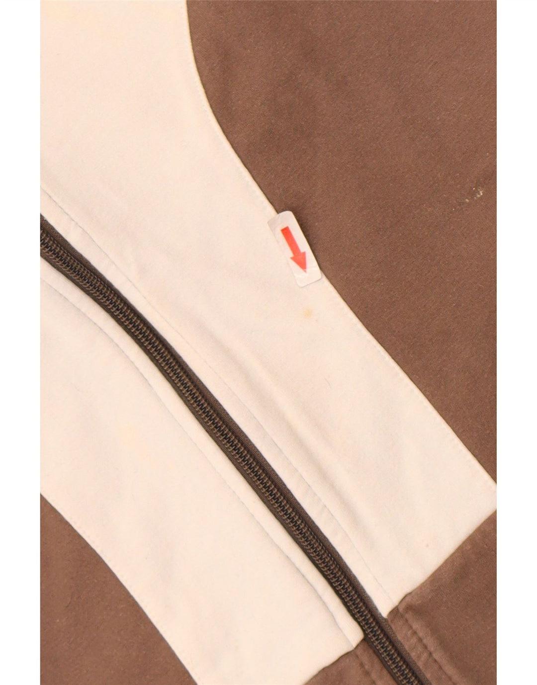 Nike Womens Tracksuit Top Jacket UK 14 Large Pink Colourblock Cotton
