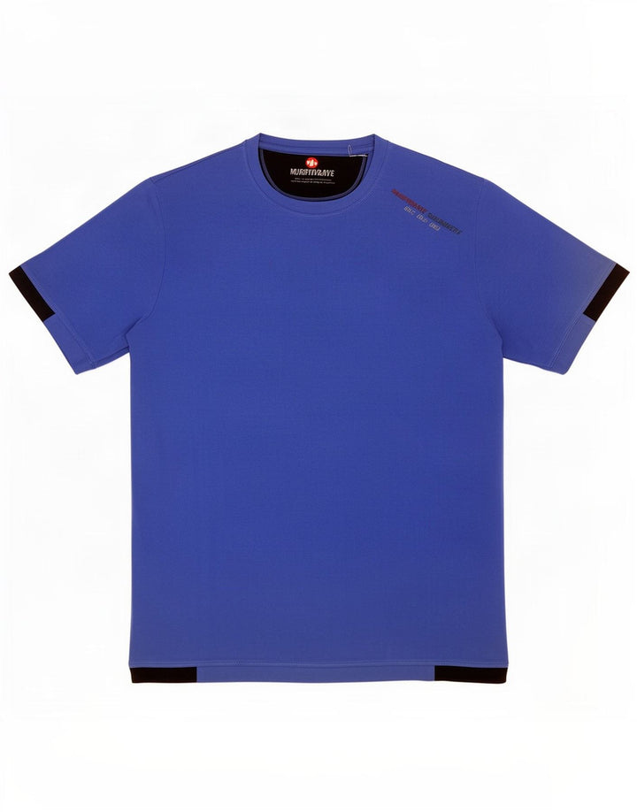 Murphy & Nye Mens Graphic T-Shirt Top Small Blue