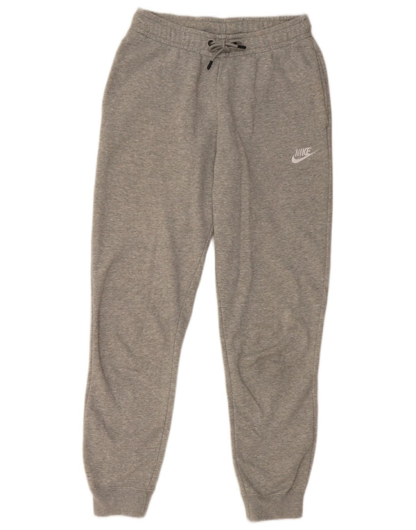 Nike Womens Tracksuit Trousers Joggers UK 6 XS  Grey Flecked Cotton